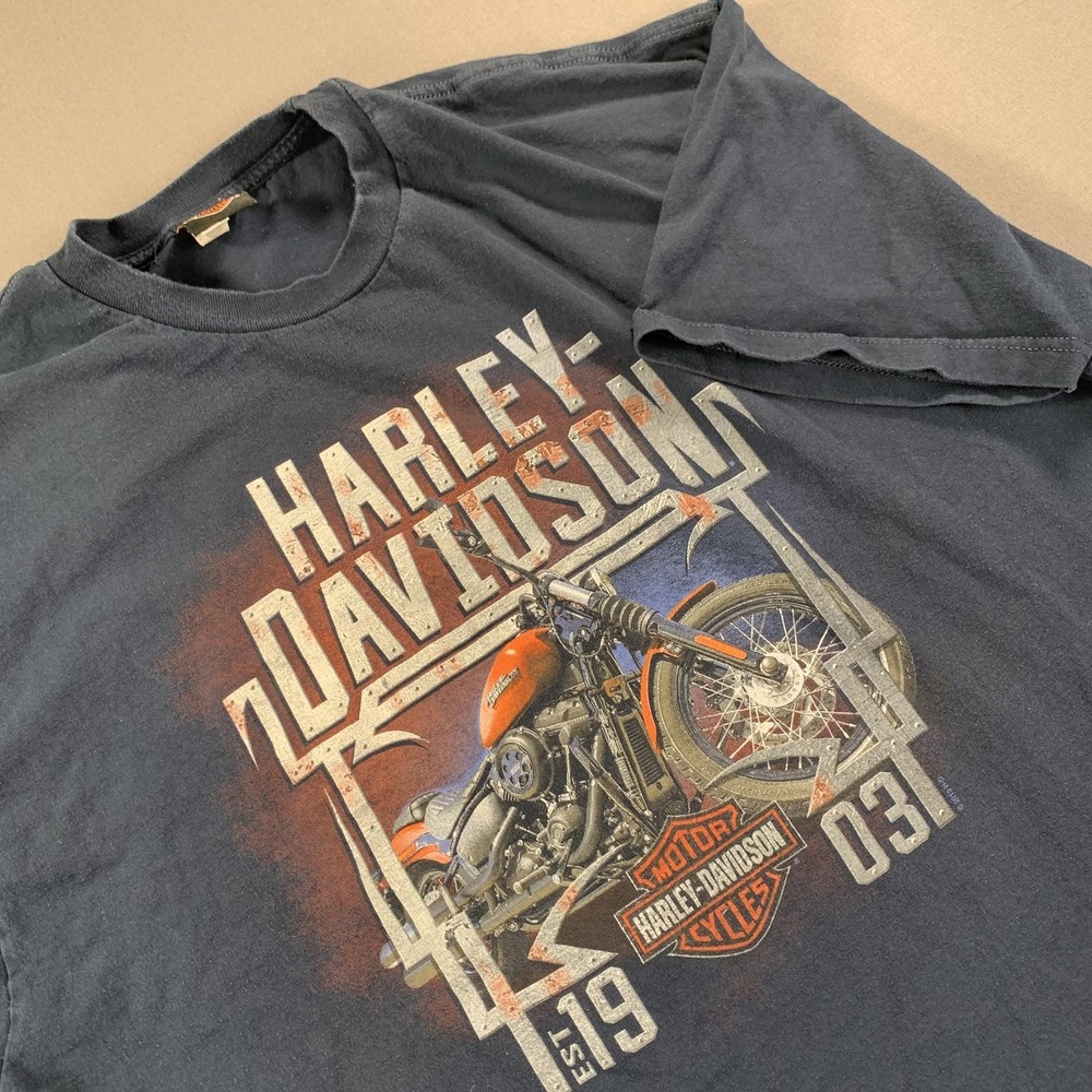 Harley-Davidson Shirt‎ Mens 3XL 2000s Barnett El Paso TX Motorcycle Biker Tee